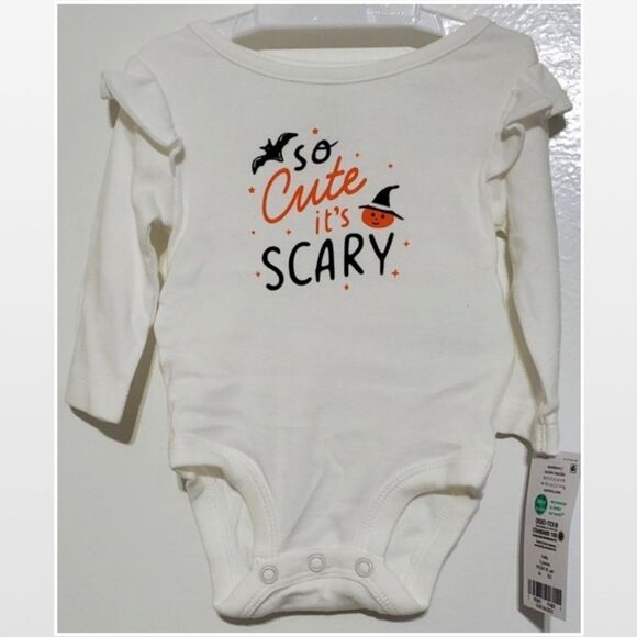 New Carters Outfit Baby Girl Newborn 1st Halloween 2 Piece Set Pink White NWT - Picture 3 of 16